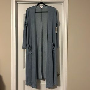Gorgeous Blue LuLaRoe Sarah Duster